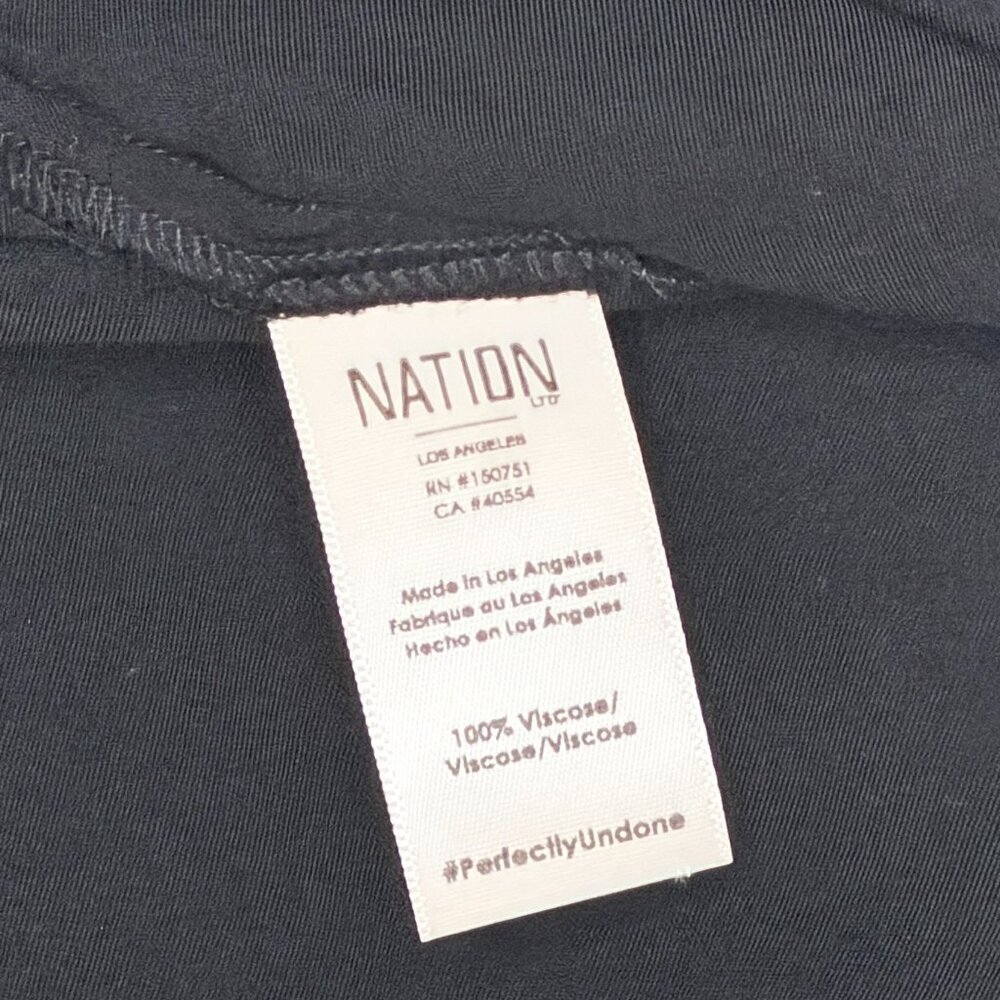 Nation LTD Wide Leg Tie Waist Pants - Picture 7 of 8